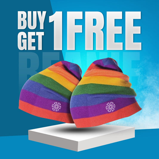 PRIDE KNITTED BEANIE HAT - B1G1